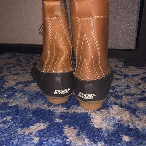 Kohmbu rain boots aka “bean boots”